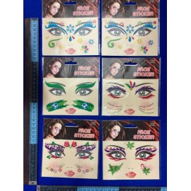 O – 055 sticker facial festividad C/12 J-12